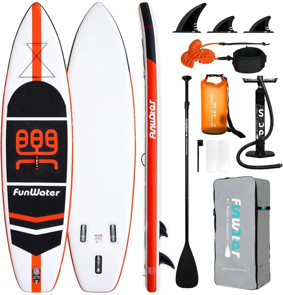 Deska SUP FunWater - Ndmuchiwana, Antypoślizgowa, Idealna dla Wszystkich Poziomów