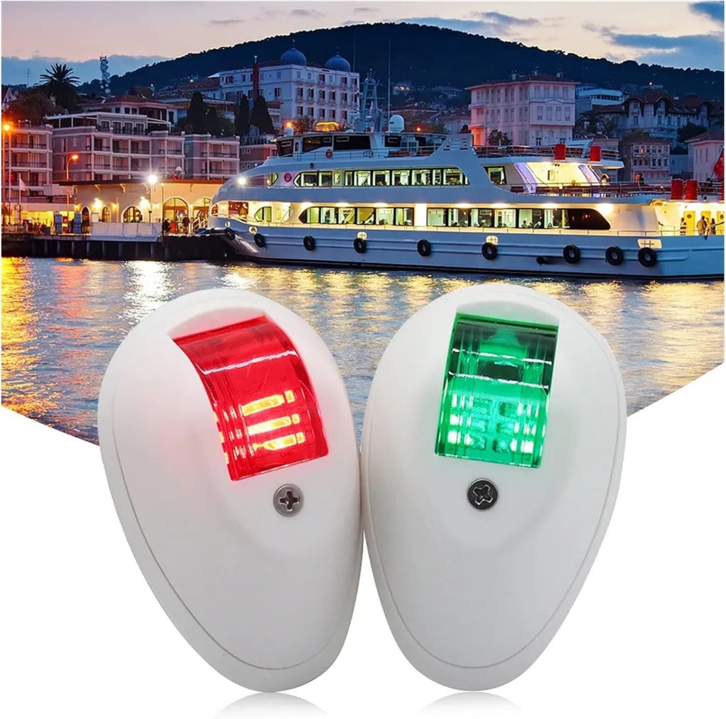 Lampa nawigacyjna LED do łodzi jachtowej, światła burtowe i portowe