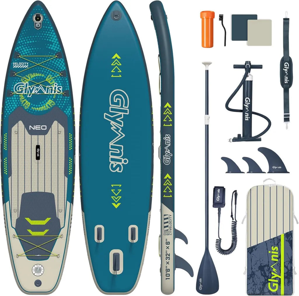 Deska SUP nadmuchiwana 320x81x15 cm z pełnym osprzętem
