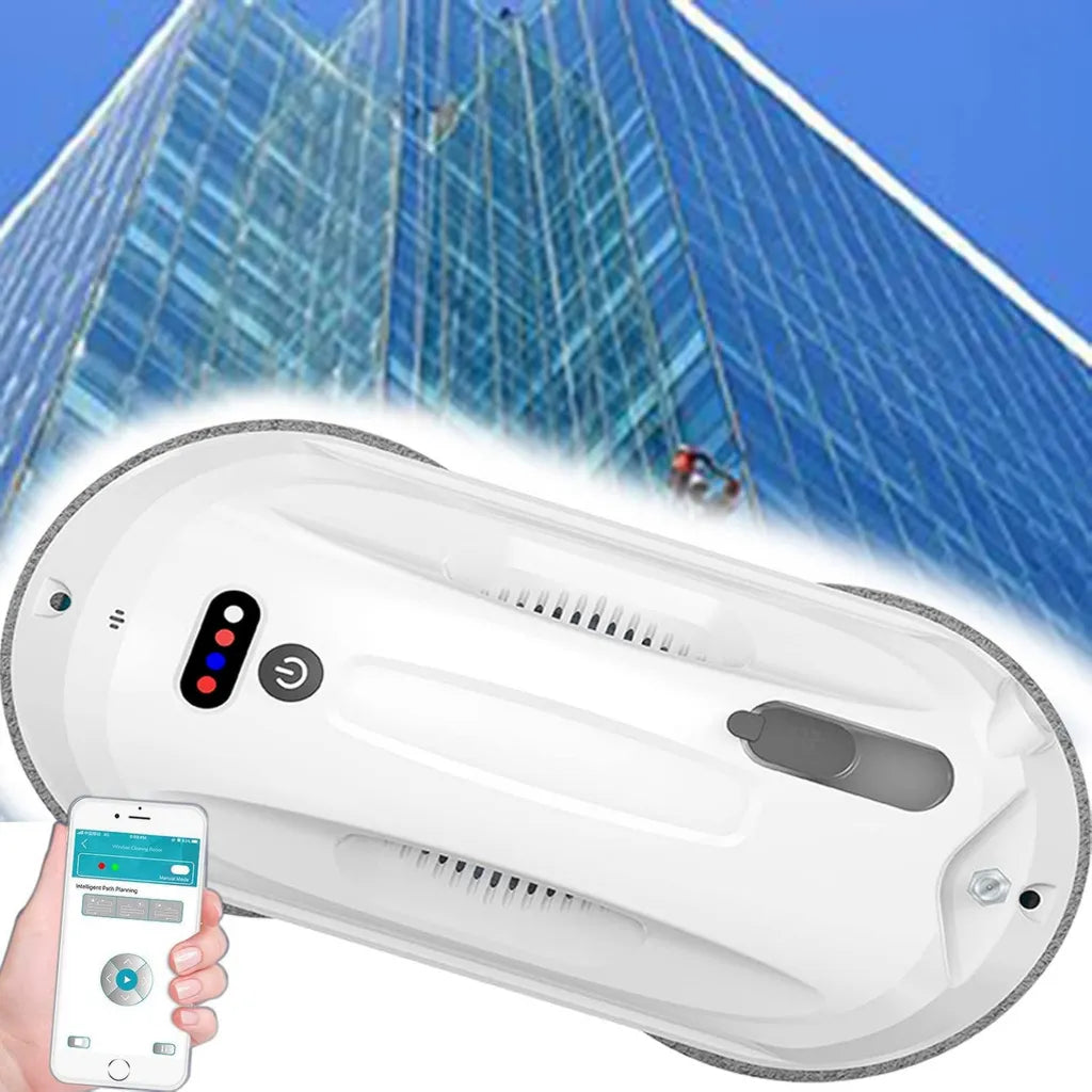 Inteligentny Robot Myjący Okna z Aplikacją, Automatyczny Czyszczak do Wysokich Szyb