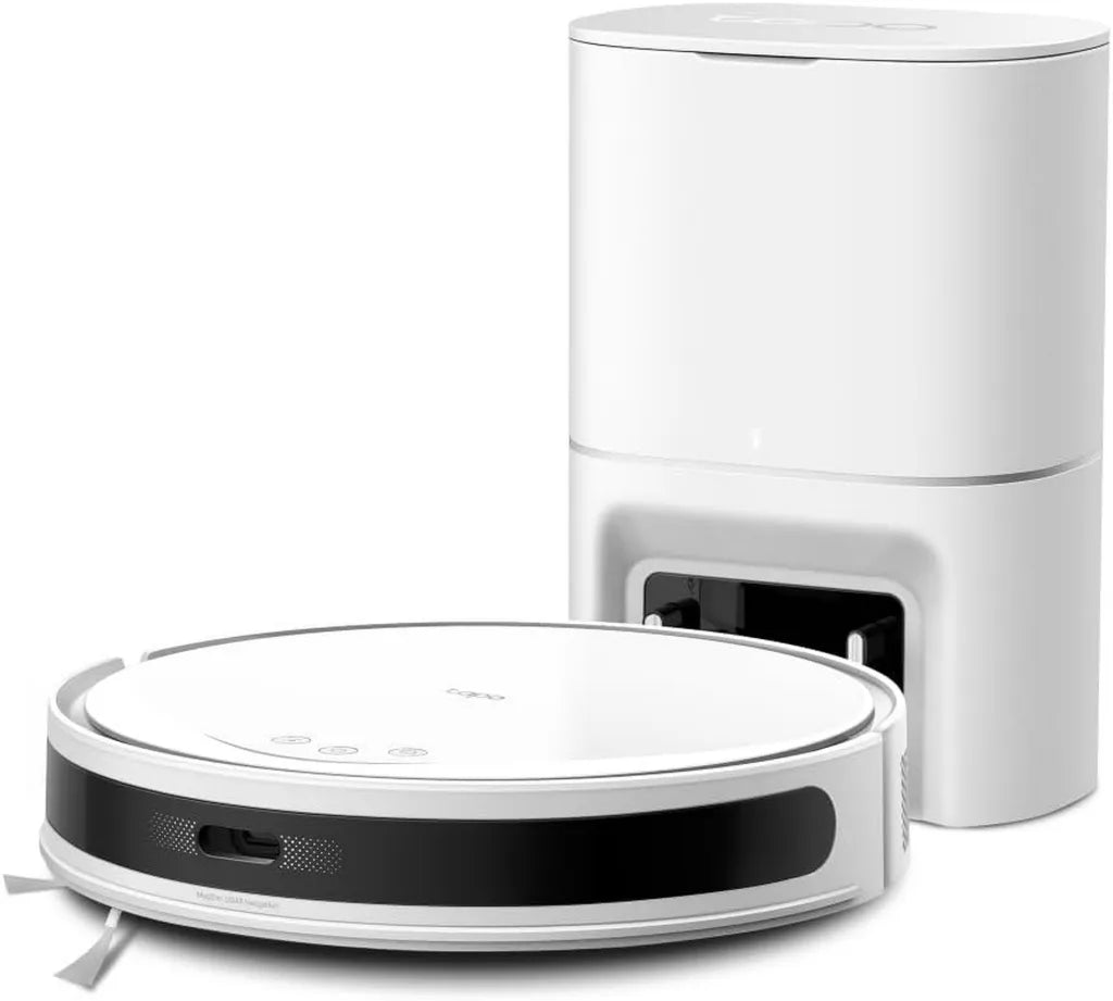 Robot sprzątający Tapo 2 w 1 RV20Max Plus, automatyczne opróżnianie, 5300 Pa, nawigacja LiDAR, czas pracy 180 min