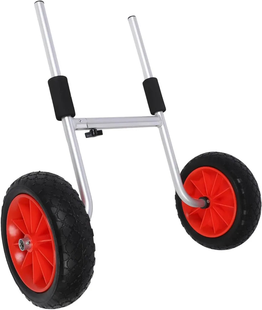 Aluminiowy Wózek Transportowy 10' do Kajaków i Desek SUP, Składany i Regulowany