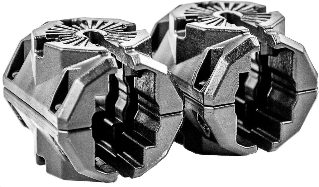 Adapter YakAttack MightyMount do podwójnej szyny, zestaw 2 sztuki, zgodny z Hobie H-Rail