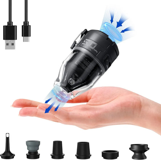 Przenośna pompka elektryczna FLEXTAILGEAR Max Pump 3 z oświetleniem LED i USB do dmuchanych materacy i worków próżniowych