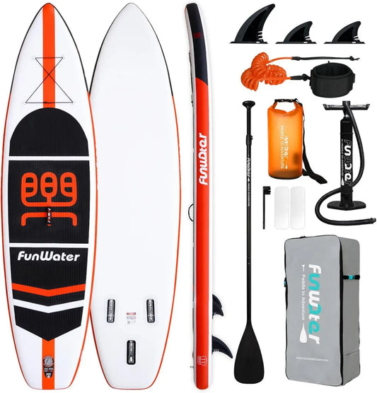 Deska SUP FunWater - Ndmuchiwana, Antypoślizgowa, Idealna dla Wszystkich Poziomów