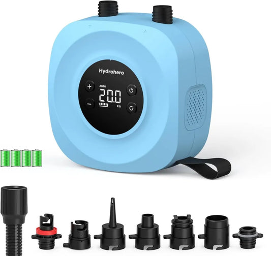 Elektryczna pompka Hydrohero do desek SUP, 20PSI, inteligentna, dwustopniowa