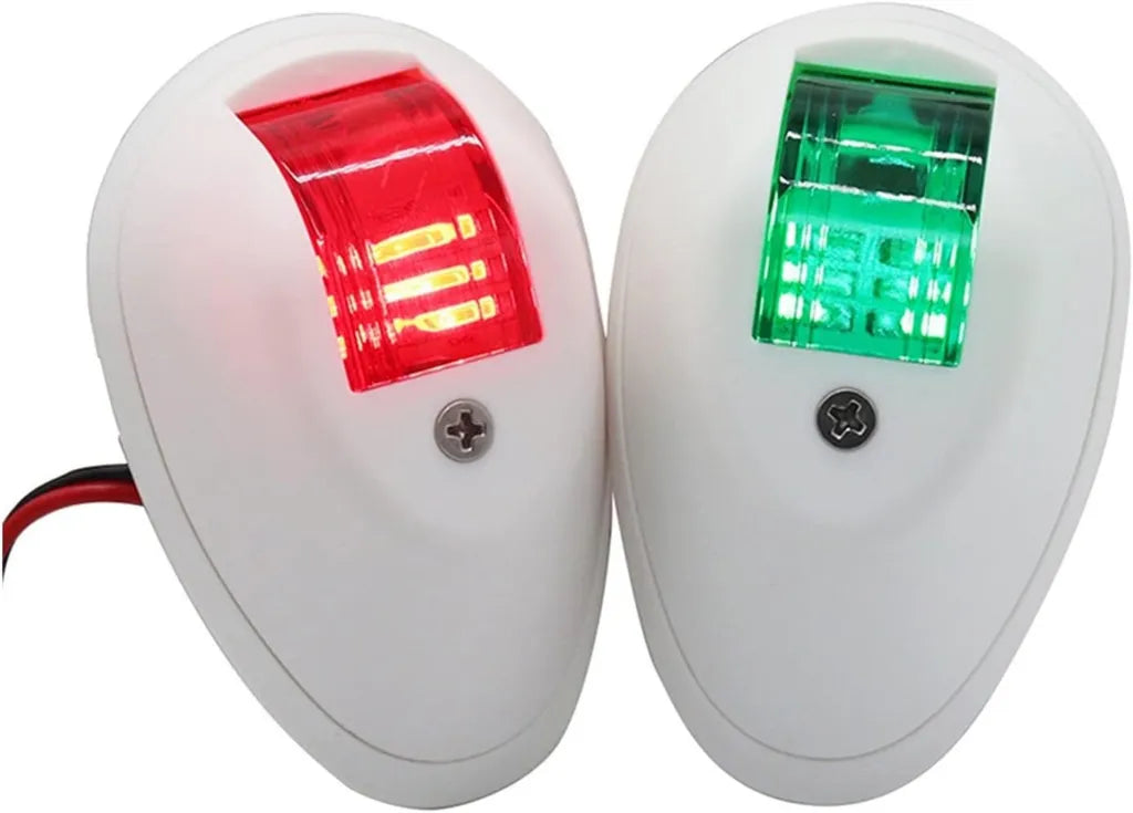LED lampy nawigacyjne morskie lewy prawy sygnał łodzi jachtowej