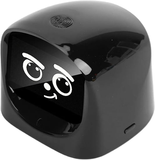 Interaktywny Robot Samochodowy z Emocjami AI Dla Dzieci, Kompaktowy Rozmiar (Czarny)