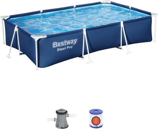 Stalowy Basen Prostokątny 3x2m z Akcesoriami, Bestway