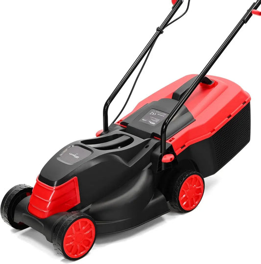 LEHMANN Kosiarka Elektryczna 1200W, 32cm, 25L, Regulacja 25-65mm, Trawniki do 500m²