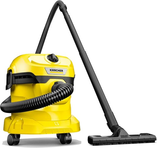 Kärcher Odkurzacz Uniwersalny WD 2 Plus 1000W, 12L z Wężem 1,8m i Funkcją Dmuchawy