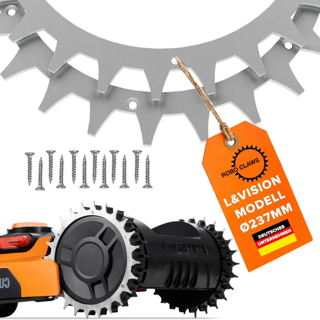 Kolce stalowe do robotów koszących Worx L & Vision, 3 mm, Ø 235 mm, 16 śrub