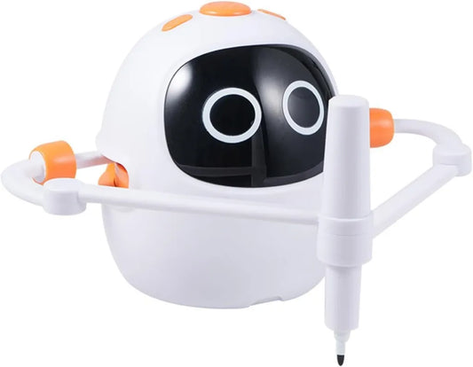 Interaktywny Robot do Rysowania Dla Dzieci 3-12 lat, Edukacyjna Zabawka z 100 Kartami i 5 Pisakami