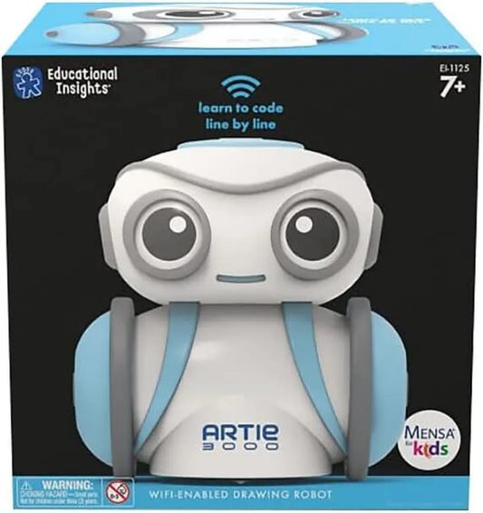 Interaktywny Robot Rysujący Artie 3000 do Nauki Kodowania, Biały/Niebieski