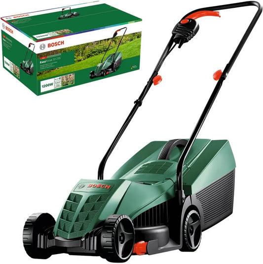 Bosch Kosiarka Elektryczna EasyRotak 32-235, 1200W, 32cm, Zbiornik 31L, Idealna do Małych Ogrodów