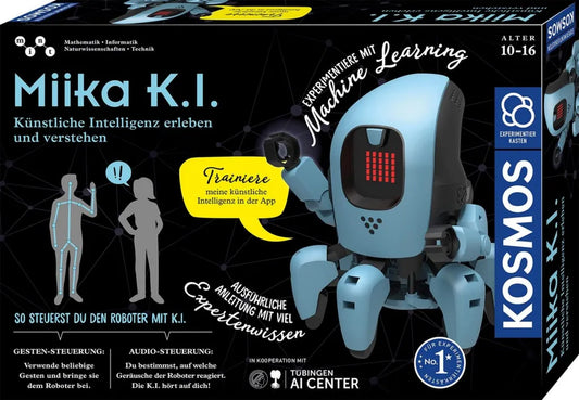 KOSMOS 620899 Miika K.I. Robot: Ucz się i trenuj dzięki gestom i głosowi, dla dzieci 10+