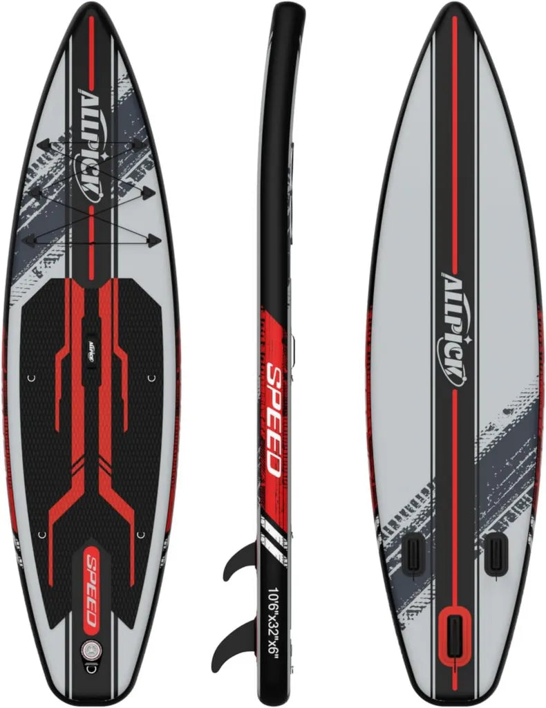 ALLPICK Deska SUP Premium z Kamerą, Dla Początkujących, Maksymalna Waga 200 kg