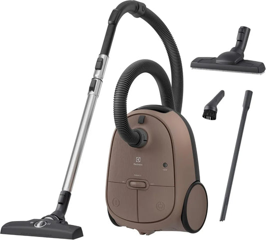 Electrolux Odkurzacz Workowy Clean 600, Cichy 73 dB, Wysoka Skuteczność, Kompaktowy, Ekologiczny