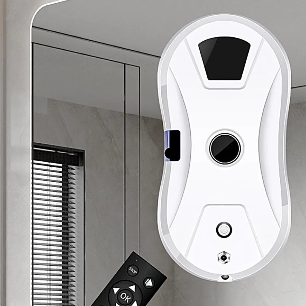 Robot do Mycia Okien z Zdalnym Sterowaniem i Natryskiem Wody 5600 Pa