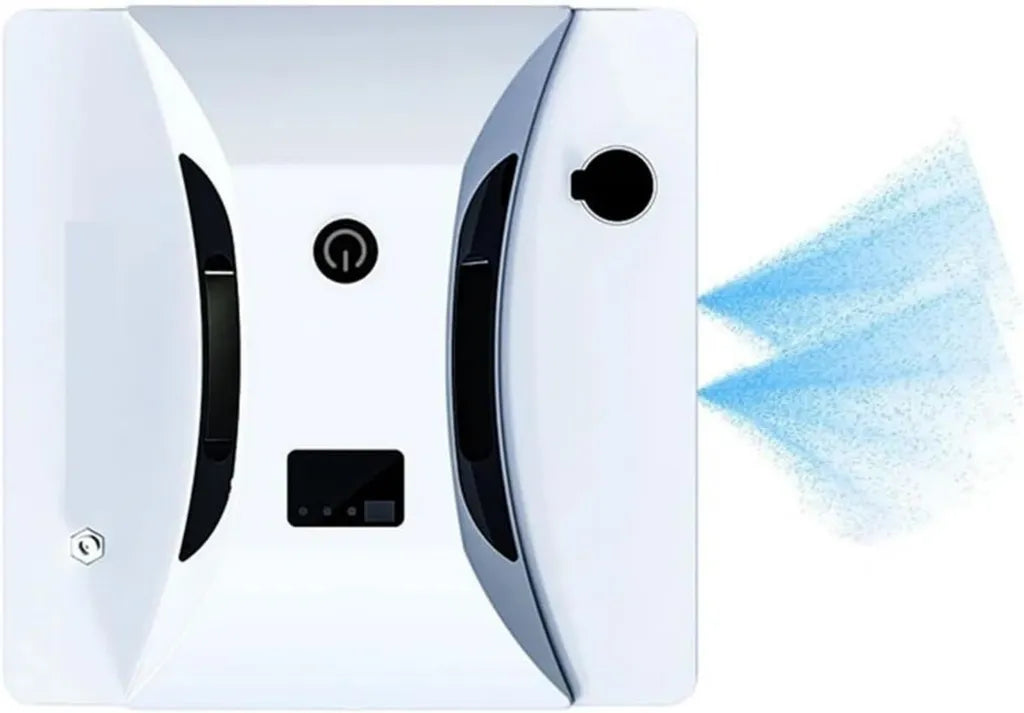 Robot myjący okna z funkcją spryskiwania i zdalnym sterowaniem