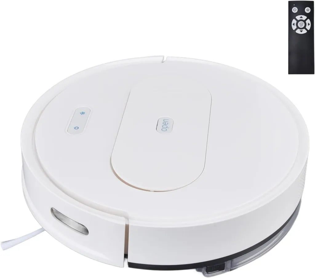 Zaawansowany robot sprzątający 1800 Pa z funkcją mopa, samoczynne ładowanie, aplikacja do sterowania, odpowiedni do twardych podłóg i sierści zwierząt (wtyczka UE)
