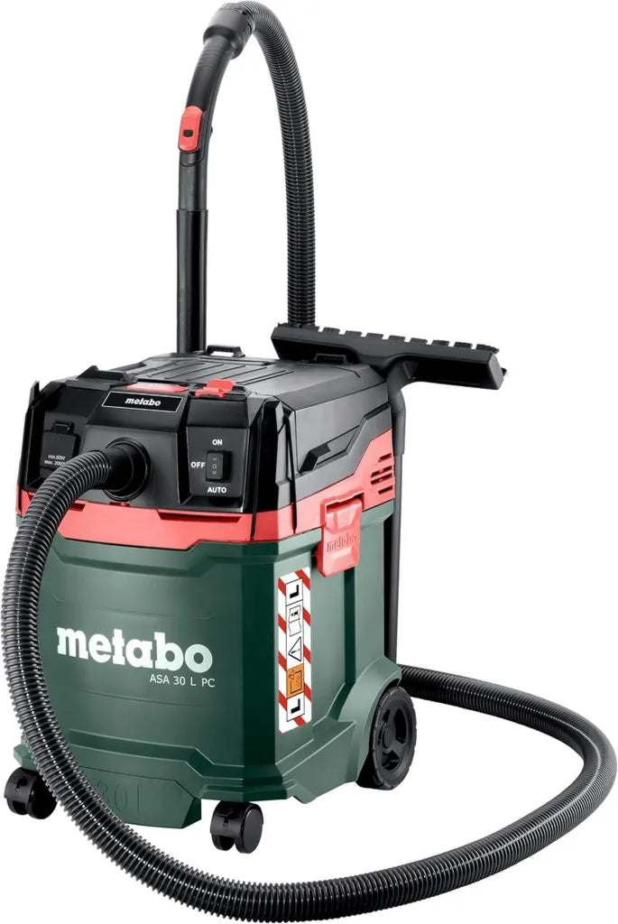 Metabo Odkurzacz Uniwersalny 30L z Systemem Czyszczenia Filtra, Praca Mokro i Sucho, 5.5m Kabel
