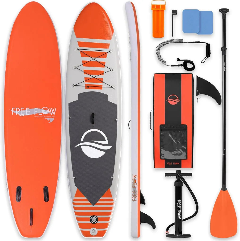 Deska SUP SereneLife dla dorosłych i młodzieży, zestaw do paddleboardingu, antypoślizgowa powierzchnia, stabilność i komfort