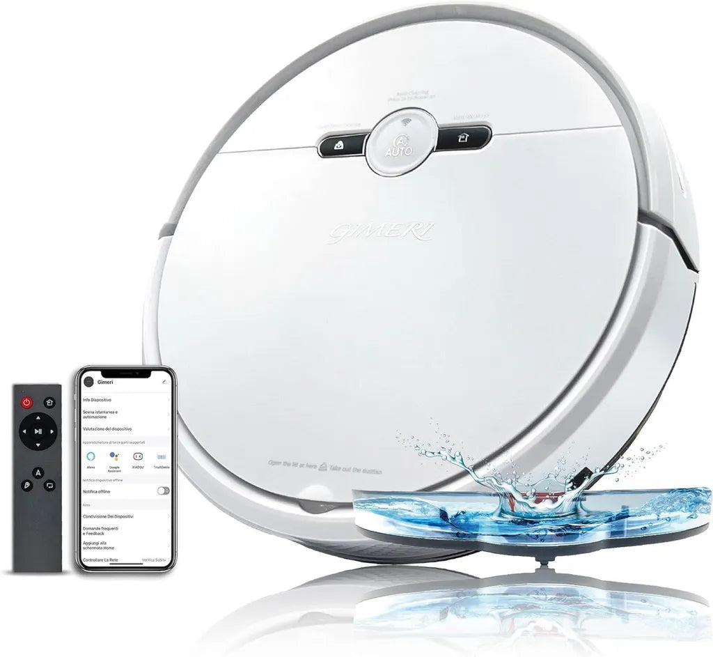 Inteligentny Robot Odkurzacz 2000 Pa z Wi-Fi i Kompatybilnością Alexa