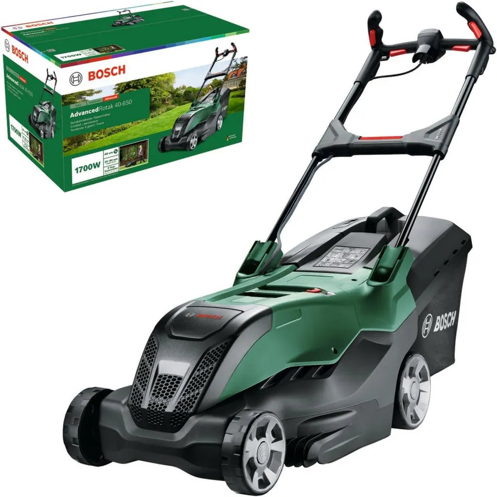 Bosch potężna kosiarka elektryczna AdvancedRotak 40-650, 1700 W, 40 cm