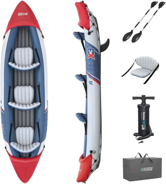 Bestway 65132 Rapid X3 Hydro Force Kajak Nadmuchiwany dla 3 Osób