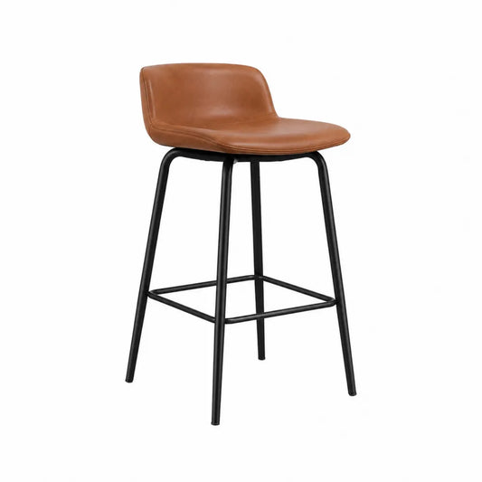 Hoker z ekoskóry brązowy 95 cm